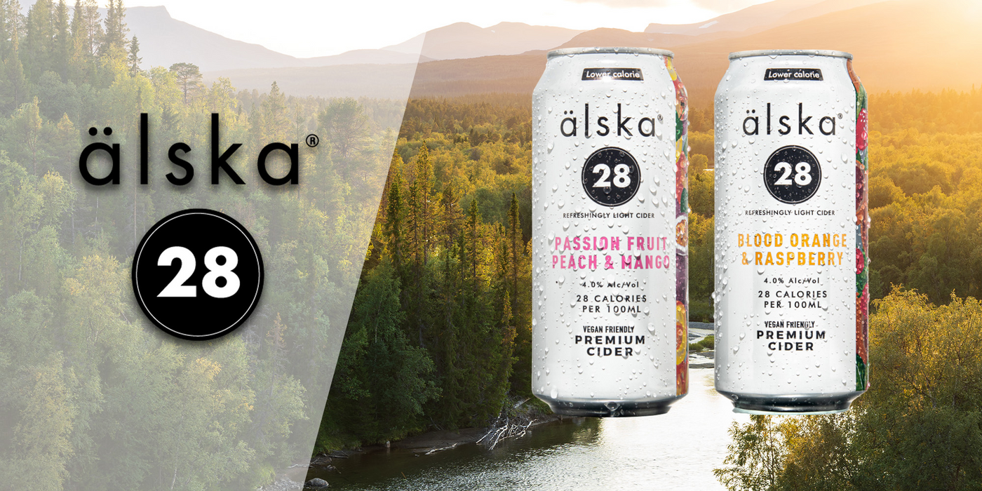 2 cans of alaska 28 cider 