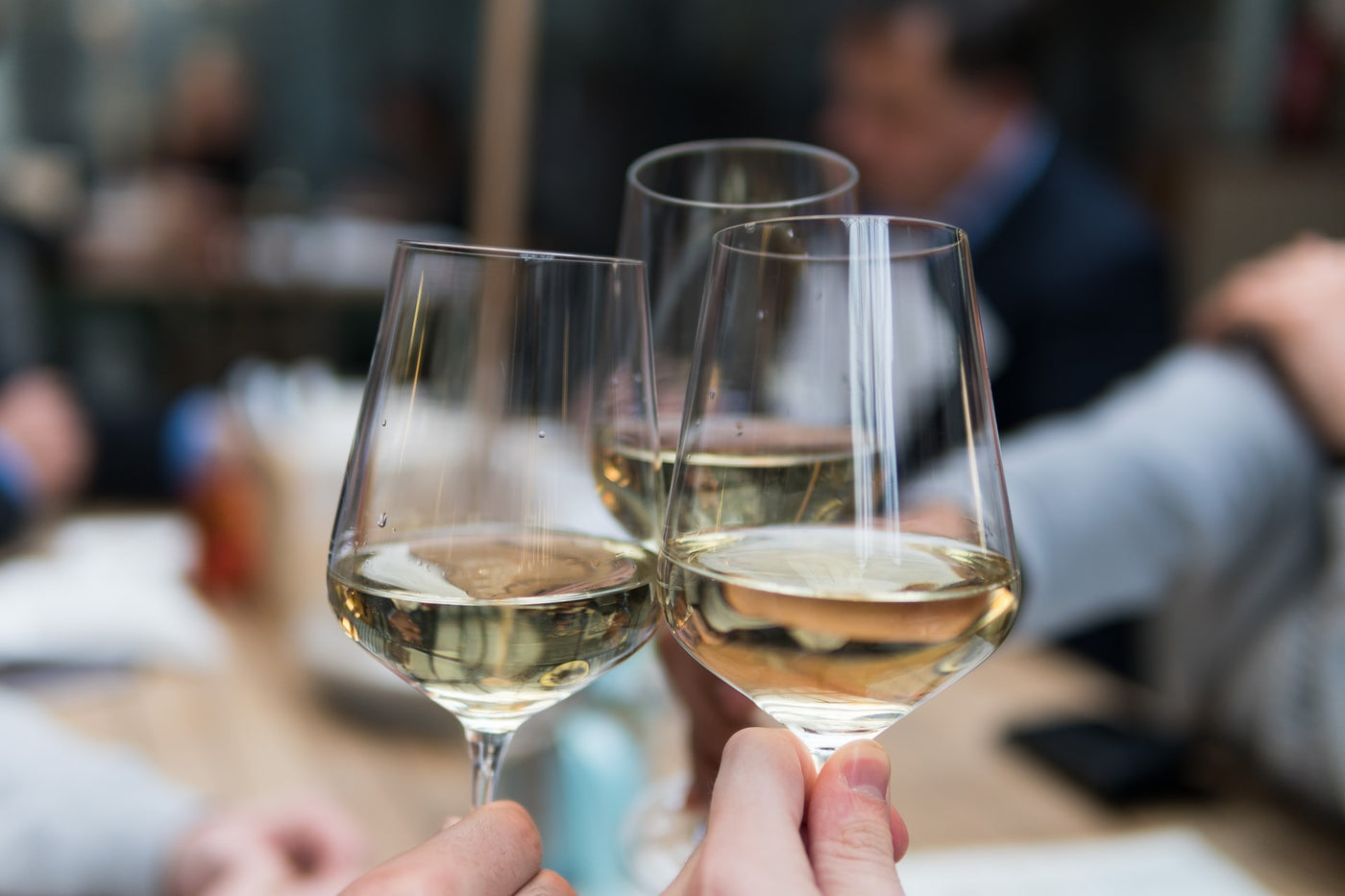 wine glasses cheers