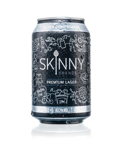 SkinnyBrands Lager Cans