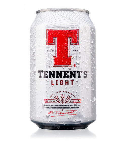 Tennents Light Lager Cans